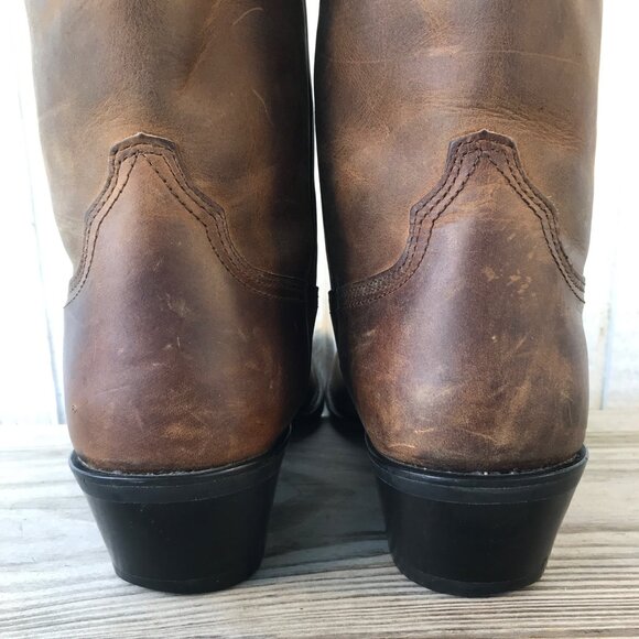 Ariat Sedona Mens Brown Leather Cowboy Western Ranch Boots 11 EE 34625 - Picture 5 of 13